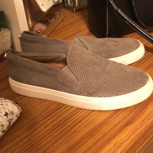 Steve Madden Grey Slip on Size 7.5